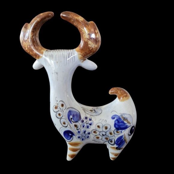Vintage El Palomar Deer Ken Edwards Blue Deer - Picture 2 of 12